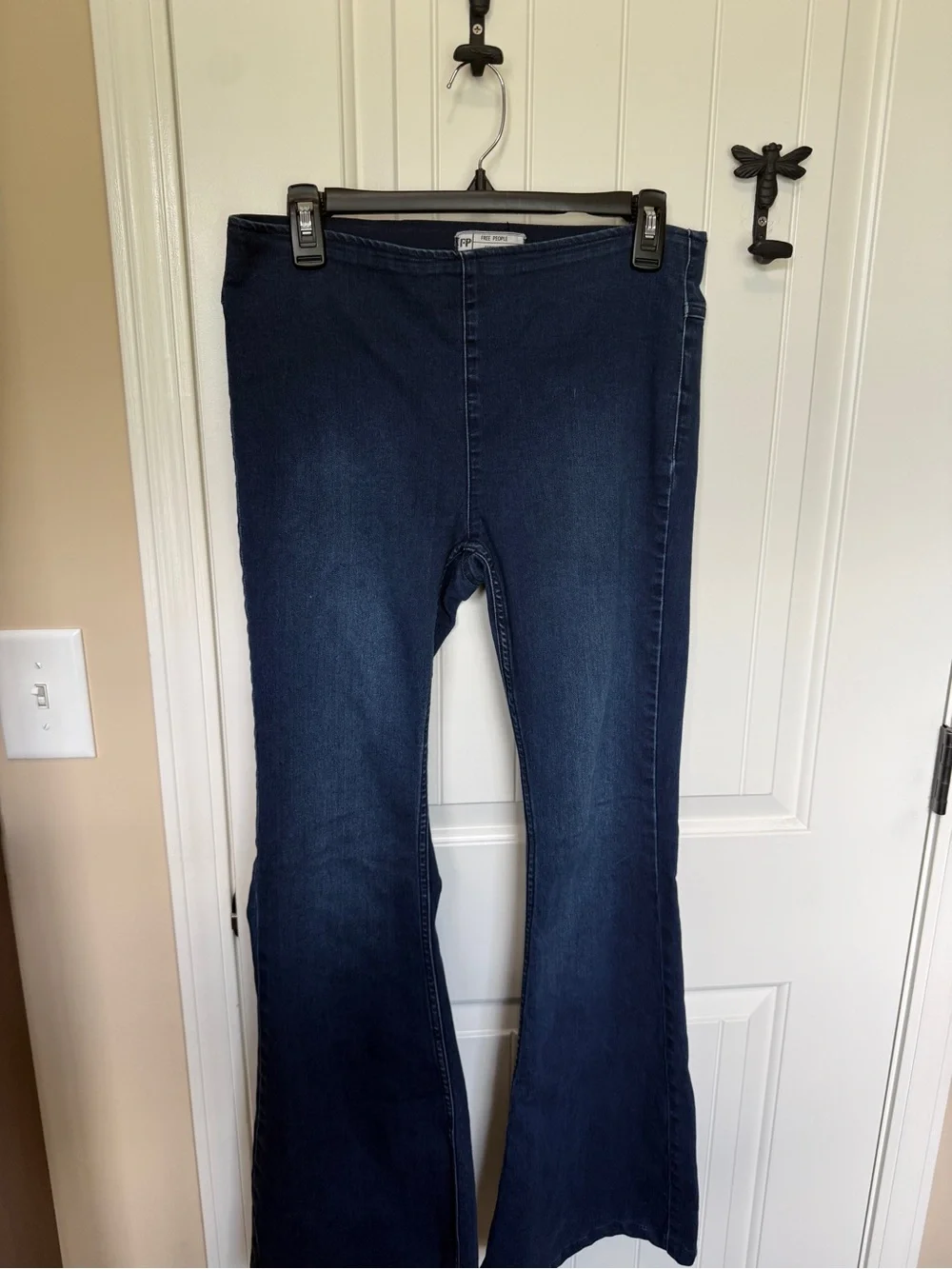 Free People Dark Blue Flare Jeans